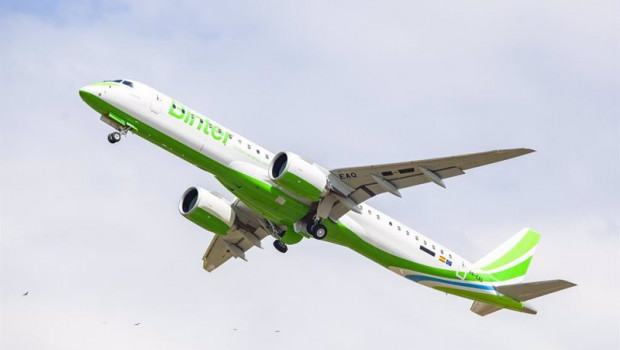 ep archivo   avion embaser e195 e2 de binter