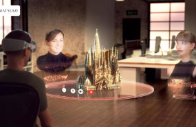 ep archivo   experiencia de reunion holografica desarrollada por telefonica matsuko y nvidia