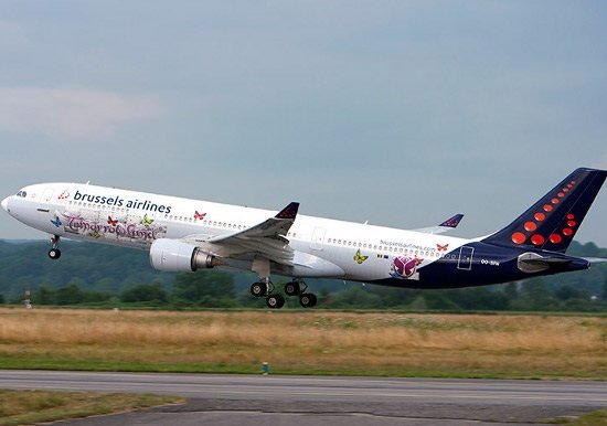 Avión de Brussels Airlines | DIPUTACIÓN DE CÁDIZ - Archivo ep avion de brussels airlines