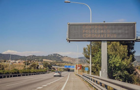 ep carretera catalana en un martes con el estado de alarma en vigor