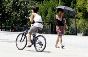 ep ejercicio sol calor temperaturas buen tiempo paseando bicicleta
