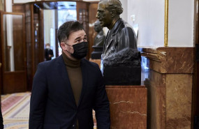 ep el portavoz de erc en el congreso gabriel rufian a su llegada a una sesion plenaria en el