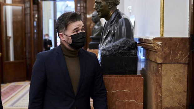 ep el portavoz de erc en el congreso gabriel rufian a su llegada a una sesion plenaria en el