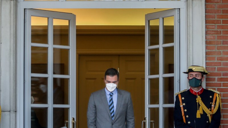 ep el presidente del gobierno pedro sanchez en el palacio de la moncloa