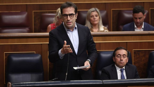 ep el vicepresidente primero y ministro de economia comercio y empresa carlos cuerpo interviene