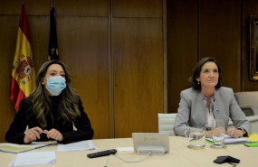 ep i d la secretaria de estado de comercio xiana mendez y la ministra de industria comercio y