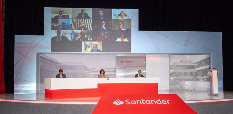 Santander: y ahora a por el hueco bajista semanal de febrero de 2020