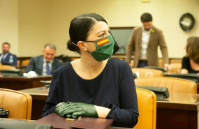 ep la diputada de vox macarena olona en la comision de interior del congreso