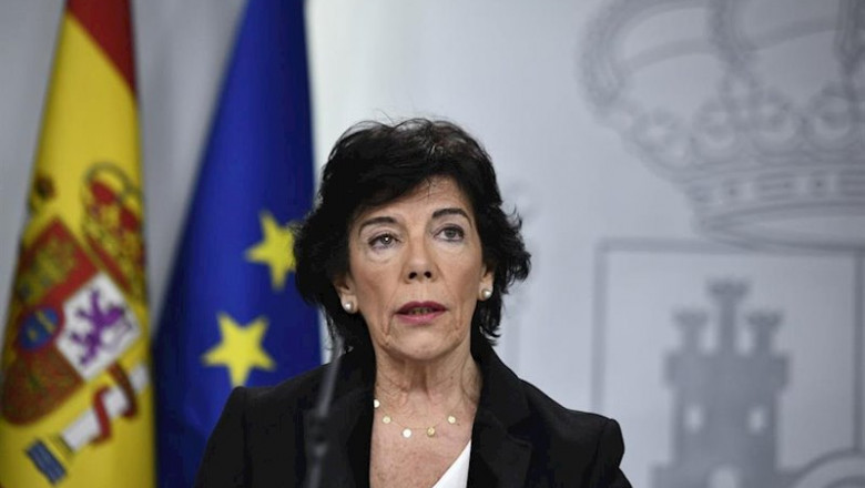 ep la ministra portavoz en funciones isabel celaa comparece en rueda de prensa tras el consejo de