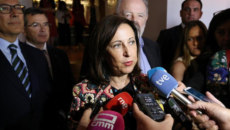 ep la ministradefensafunciones margarita robles ofrece declaracioneslos medioscomunicacion
