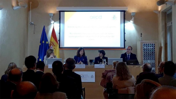 ep la scretaria de estado de igualdad en funciones soledad murillo y la directora de la agencia