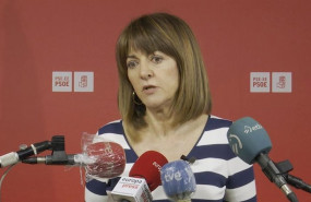 ep la secretaria general del pse-ee idoia mendia atiende a los medios de comunicacion tras el ataque