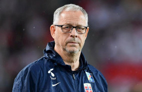 ep norways head coach lars lagerbaeck