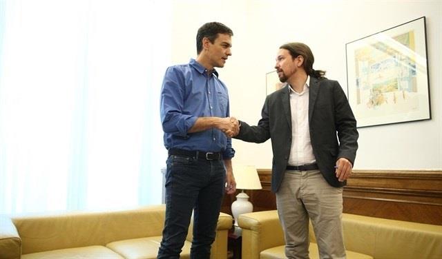 Pedro Sánchez y Pablo Iglesias. | EUROPA PRESS ep pedro sanchezpablo iglesias 20170913140802