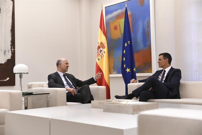 ep presidentegobierno pedro sanchez recibecomisario europeoasunto