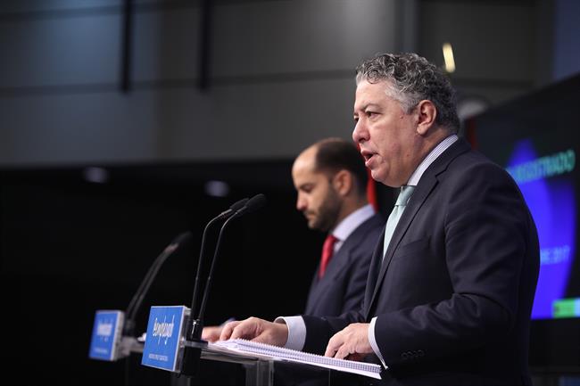 Rueda de prensa de Juan Pablo Riesgo y Tomás Burgos | EUROPA PRESS ep ruedaprensajuan pablo riesgotomas burgos