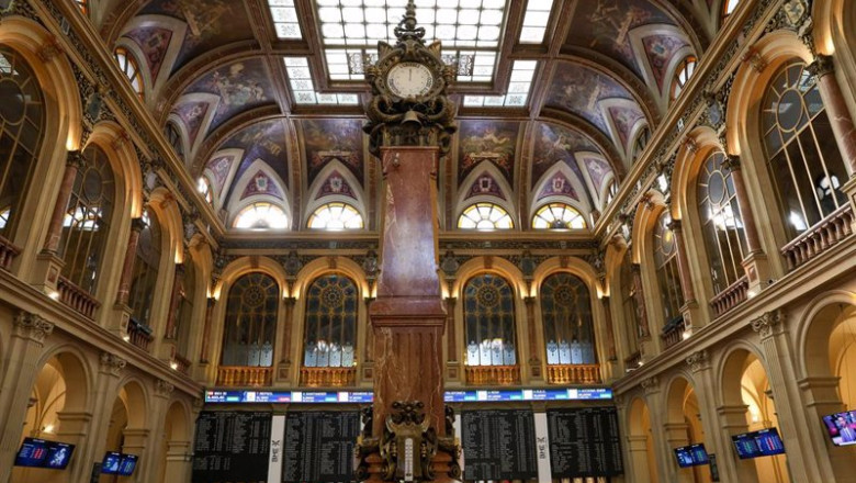 ep vista interior del palacio de la bolsa a 3 de enero de 2023 en madrid espana ep vista interior del palacio de la bolsa a 3 de enero de 2023 en madrid espana