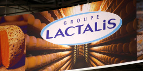 photo du logo du groupe lactalis au salon international de l agriculture 2020 a paris 