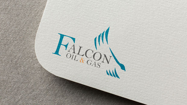 dl falcon oil and gas aim energy exploration development production logo