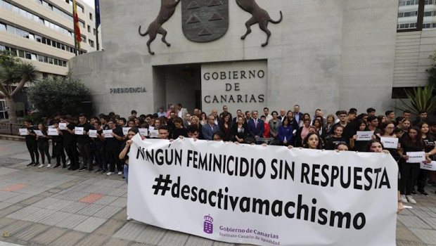ep acto del gobierno de canarias por el dia internacional para la eliminacion de la violencia de