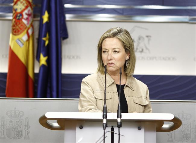 Ana Oramas en el Congreso tras reunirse con el Rey | EUROPA PRESS ep ana oramascongresoreunirserey