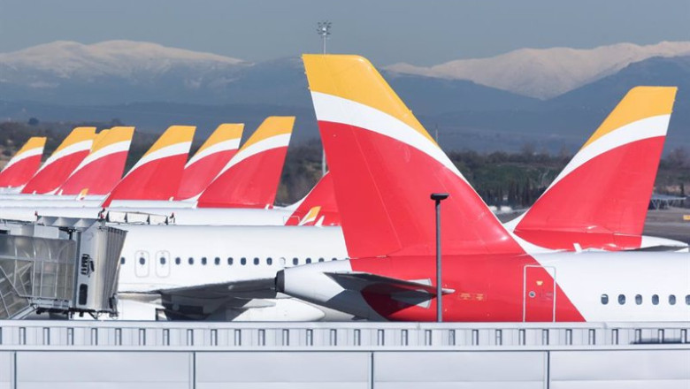 ep archivo aviones aparcados en el aeropuerto adolfo suarez madrid barajas a 8 de enero de 2024 en ep archivo aviones aparcados en el aeropuerto adolfo suarez madrid barajas a 8 de enero de 2024 en