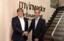 ep archivo   carlos aso ceo de andbank y vicepresidente de myinvestor izq y asier uribeechebarria