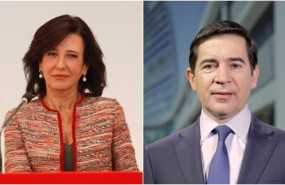 ep archivo la presidenta del banco santander ana botin y el presidente del bbva carlos torres ep archivo la presidenta del banco santander ana botin y el presidente del bbva carlos torres