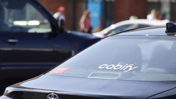 ep archivo   un taxi de cabify en la zona de atocha a 24 de agosto de 2023 en madrid espana