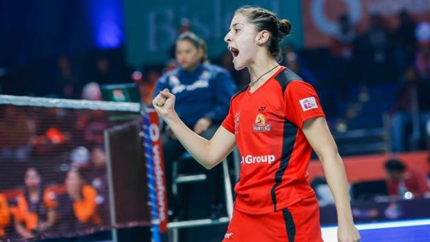 ep carolina marinla premier league badminton