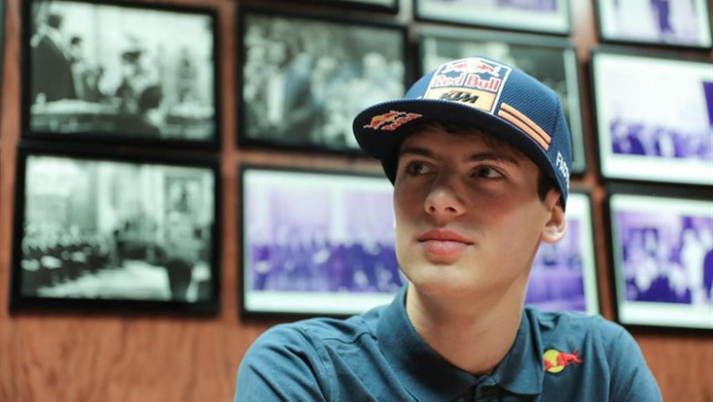 ep el campeon del mundo de motocross jorge prado durante su entrevista para europa press en madrid