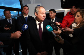 ep el ministro de industria y turismo jordi hereu atiende a los medios durante una visita al