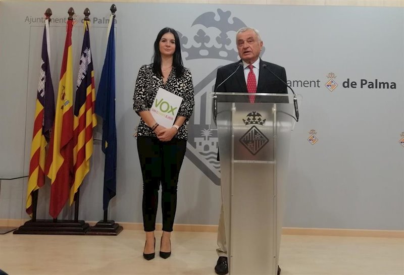 ep el portavoz de vox palma fulgencio coll en rueda de prensa