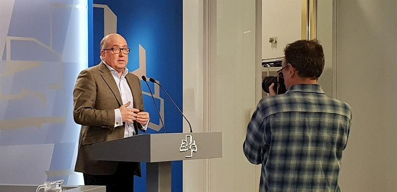 El portavoz parlamentario del PP, Carmelo Barrio, comparece en el Parlamento vasco | PP VASCO ep el portavoz parlamentario del pp carmelo barrio comparece en el parlamento vasco
