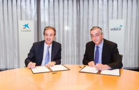 ep el presidente de caixabank jordi gual y el director general de la fundacion de las cajas de