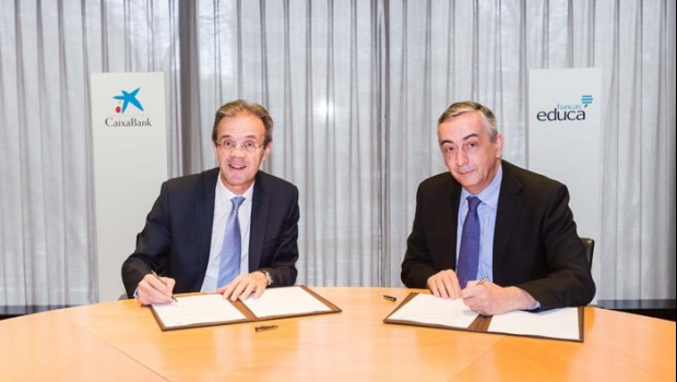 ep el presidente de caixabank jordi gual y el director general de la fundacion de las cajas de