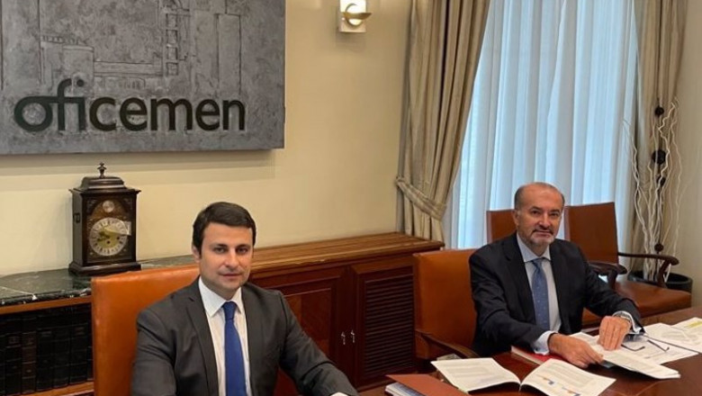 El presidente de Oficemen, José Manuel Cascajero, y el director general, Aniceto Zaragoza | OFICEMEN ep el presidente de oficemen jose manuel cascajero y el director general aniceto zaragoza