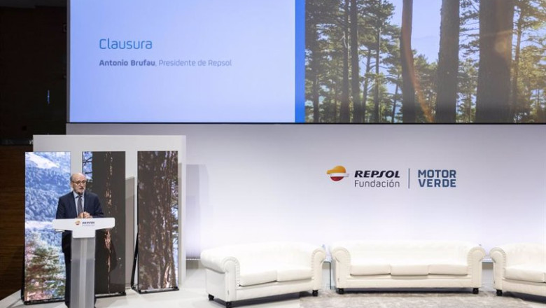 ep el presidente de repsol antonio brufau presenta la plataforma digital marketplace motor verd