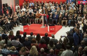 ep el presidente del gobierno pedro sanchez interviene en la presentacion de idoia mendia y el resto