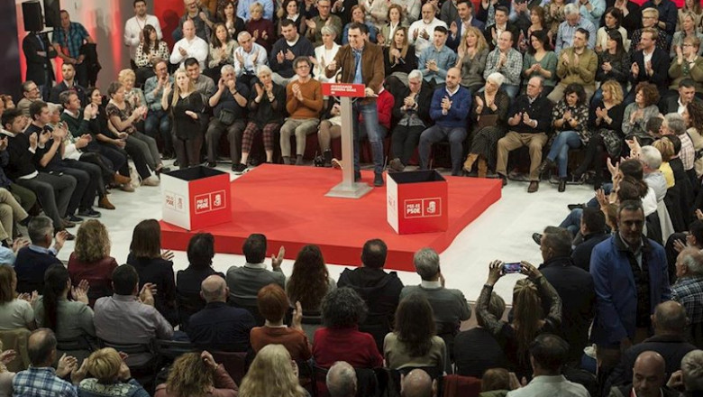 El presidente del Gobierno, Pedro Sánchez | Nuria González - Europa Press ep el presidente del gobierno pedro sanchez interviene en la presentacion de idoia mendia y el resto