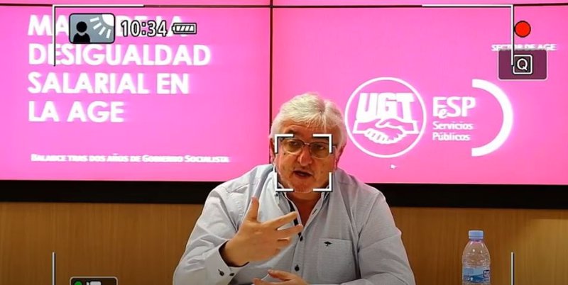 El secretario de la AGE en FSP-UGT, Carlos Álvarez. | UGT ep el secretario de la age en fsp-ugt carlos alvarez