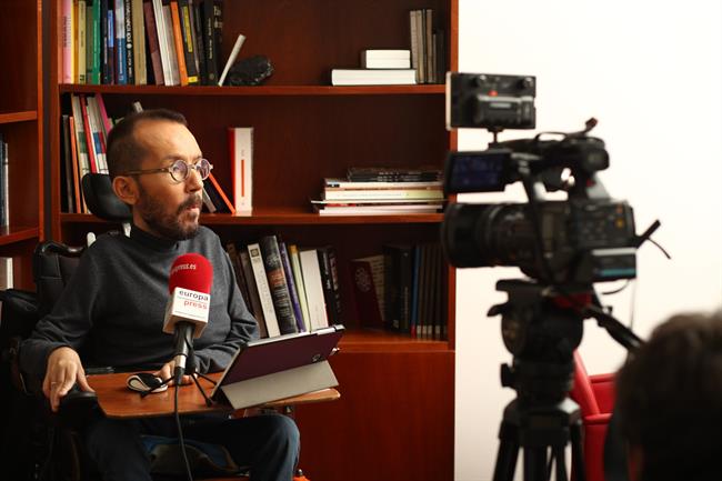 Entrevista al secretario de Organización de Podemos, Pablo Echenique | EUROPA PRESS ep entrevistasecretarioorganizacionpodemos pablo echenique