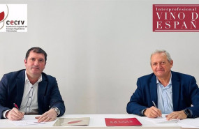 ep firma del acuerdo entre la interprofesional del vino de espana oive y la conferencia espanola de