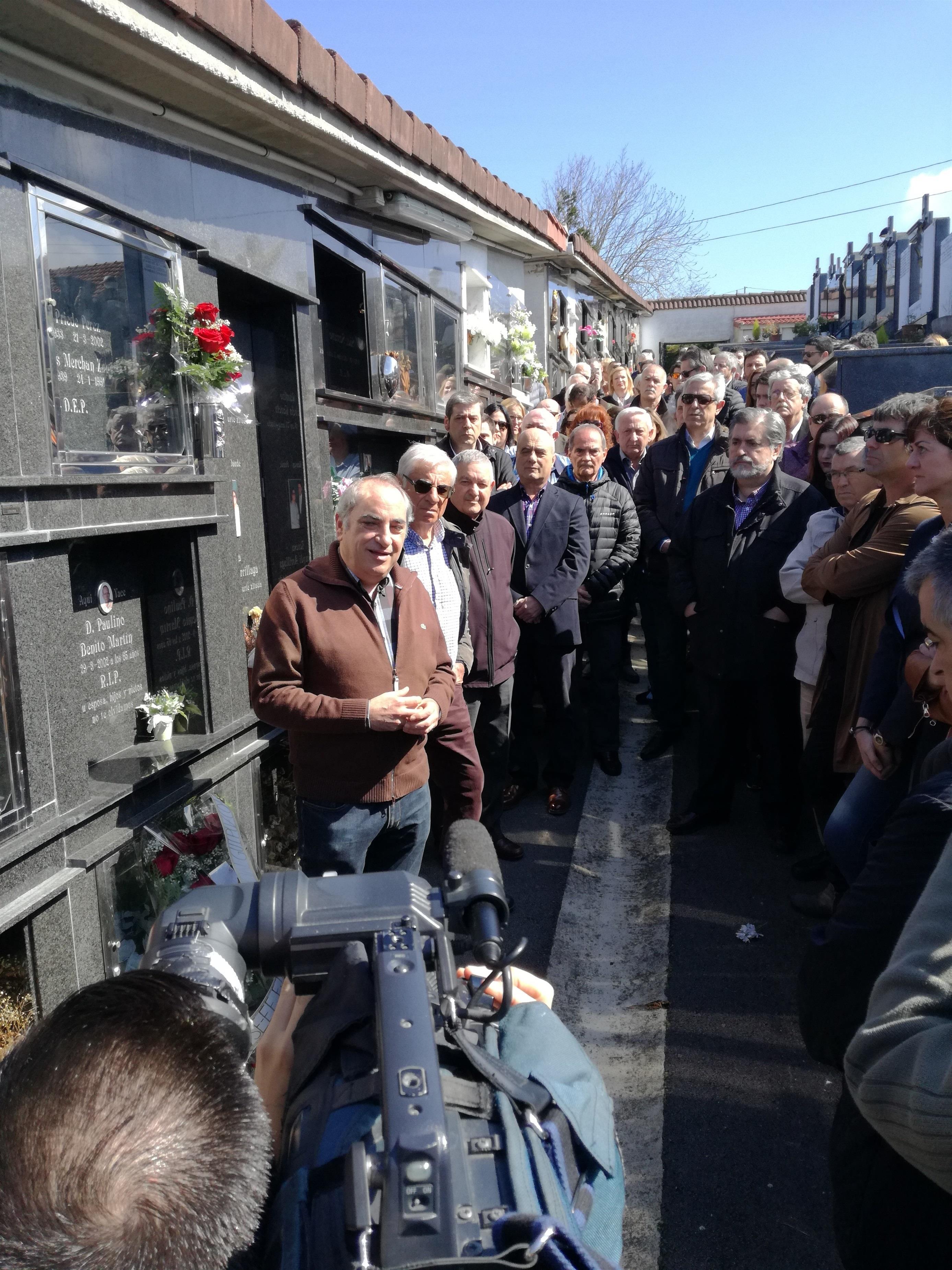 Homenaje del PSE-EE a Juan Priede en Orio. | EUROPA PRESS ep homenajepse-eejuan priedeorio