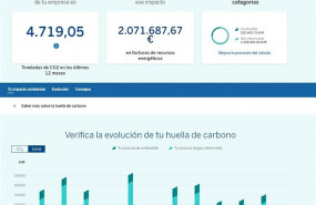 ep imagen de la nueva herramienta de bbva para el calculo de la huella de carbono