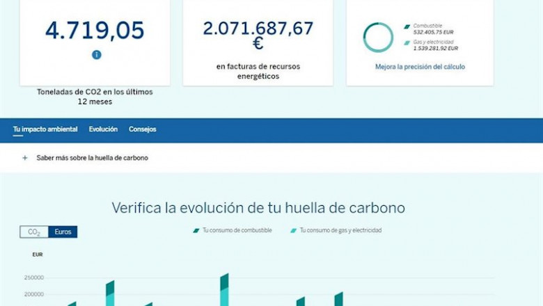 Imagen de la nueva herramienta de BBVA para el cálculo de la huella de carbono | BBVA ep imagen de la nueva herramienta de bbva para el calculo de la huella de carbono