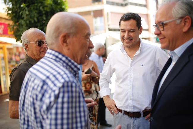 Juanma Moreno en su visita a Andújar | PP-A ep juanma morenosu visitaandujar
