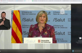 ep la consellera de salud de la generalitat alba verges en rueda de prensa telematica sobre el
