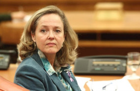 ep la ministra de economia en funciones nadia calvino durante la reunion de la diputacion permanente