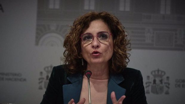 ep la ministra de hacienda y portavoz del gobierno maria jesus montero este lunes en rueda de prensa